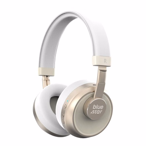 Juhtmevaba on ear Kõrvaklapid sinine Star BH02 valge