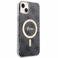 Set Guess GUBPP14SH4EACSK Ümbris+ Charger iPhone 14 6.1" must/must hard ümbris 4G Print MagSafe