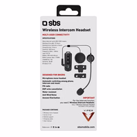 SBS TEMOTOINTERCOMK juhtmevaba motorcycle intercom - must
