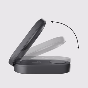 SBS 3-in-1 Foldable Juhtmevaba Charging Station QI2 MFI - Made jaoks iPhone - must