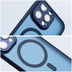 VARIETE MAG COVER Ümbris compatible koos MagSafe jaoks IPHONE 14 tumesinine sinine