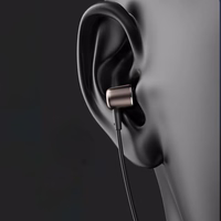 Dudao X1PROT In-Ear Wired USB-C Kõrvaklapid 1.2m - Must