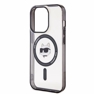 Karl Lagerfeld KLHMP15XHCHNOTK iPhone 15 Pro Max 6.7" прозрачный жёсткий чехол IML Choupette`s Head MagSafe