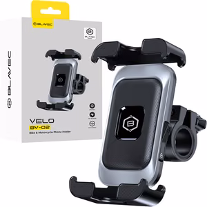 Blavec Uchwyt Rowerowy BV-02 Velo to handlebar (BV02-HSB) silver-must