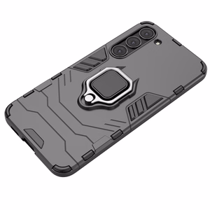 Ring Armor ümbris jaoks Samsung Galaxy S23+ armored cover magnetic holder ring must