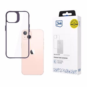 3mk Satin Armor Ümbris+ lilla jaoks Apple iPhone 14 - läbipaistev