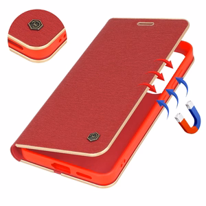 Wonder Frame Ümbris jaoks Samsung Galaxy M15 5G punane