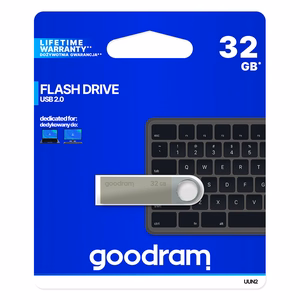 Glass Gold karastatud klaas ekraanikaitse GOODRAM  UUN2 Pendrive - 32GB USB 2.0