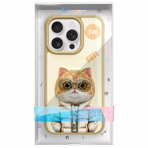 Nimmy Cool&Cute 2.0 Cat Ümbris jaoks iPhone 15 Pro - Roheline