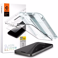 Spigen Glas.tR EZ Fit FC Karastatud klaas jaoks iPhone 15 Pro Max - must
