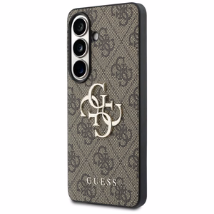 Guess 4G Big Metal Logo чехол для Samsung Galaxy S26 Plus коричневый