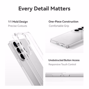 Rock Crystal läbipaistev Series Ümbris for Samsung Galaxy S26 läbipaistev