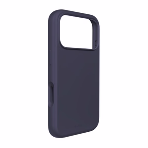 Чехол Puro Icon Mag Pro Liquid Silicone для iPhone 17 Pro, совместимый с MagSafe, с защитой камеры и алюминиевыми кнопками - тёмно-синий