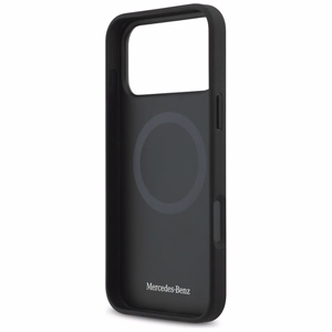 Mercedes Leather Large Laurel Leave MagSafe Ümbris jaoks iPhone 17 Pro Max - Must