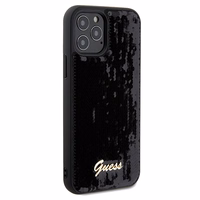 Guess Sequin Script Metal ümbris jaoks iPhone 12/12 Pro - must