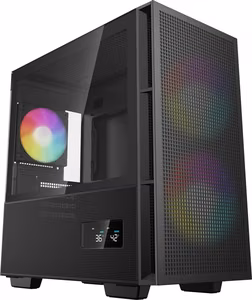 DeepCool CH360 DIGITAL Micro Tower must arvutikorpus