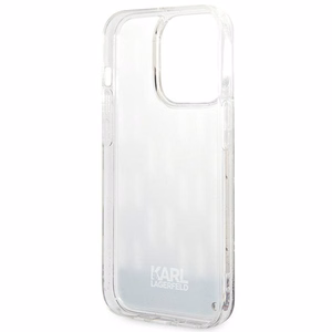 Karl Lagerfeld KLHCP14XLMNMS iPhone 14 Pro Max 6.7 "hardcase hõbedane / hõbedane Liquid Glitter Monogram
