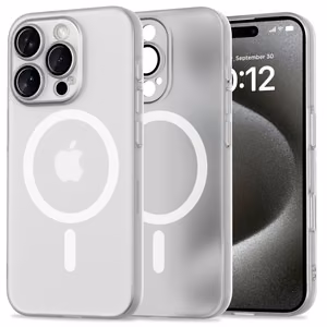 Tech-Protect MagSlim MagSafe Ümbris jaoks iPhone 16 Pro - Valge
