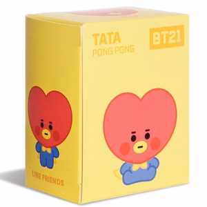 Line Friends BT21 TATA Baby Pong Pong plüüsist maskott, 8 cm