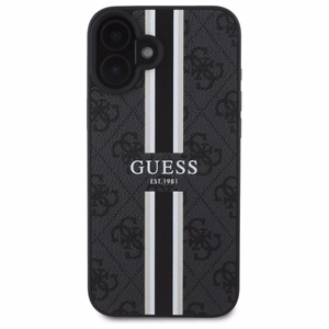 Guess 4G Printed Stripes MagSafe ümbris jaoks iPhone 16 - must