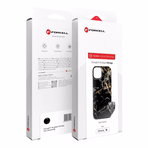 Ümbris jaoks iPhone 15 PRO MAX Forcell F-Protect Mirage compatible with Magsafe Military Drop-Test must marble