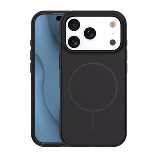 Silikoon Thin Mag ümbris for iPhone 17 Pro Max 6,9" must