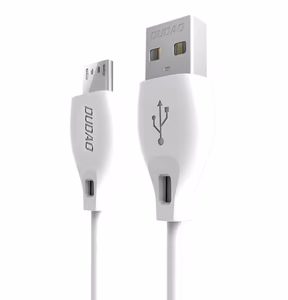 Dudao cable micro USB cable 2.4A 2m valge (L4M 2m valge)