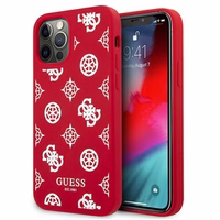 Guess GUHCP12LLSPEWRE iPhone 12 Pro Max 6.7" punane/punane kõva korpus Peony Collection