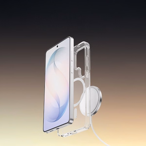 Rock Crystal läbipaistev Series Magnetic Ümbris for Samsung Galaxy S26 läbipaistev