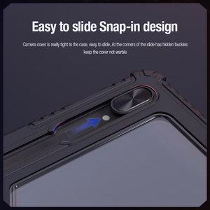 Nillkin Bumper Leather Ümbris Pro ümbris jaoks Samsung Galaxy Tab S9+ - must