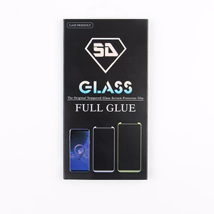 Закалённое стекло 5D для Motorola Edge 30 Ultra чёрная рамка