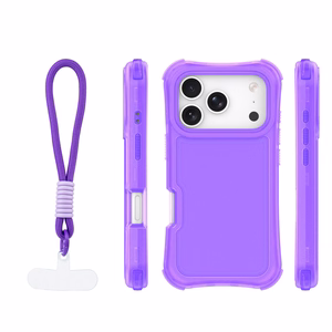 Safepop чехол с ремешком для iPhone 17 Pro 6,3" фиолетовый