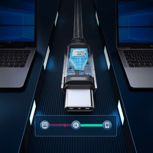 Orico C2C nurga USB-C–USB-C PD, 100 W kaabel, 0,5 m – must