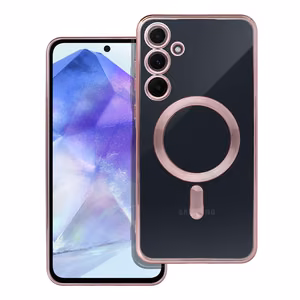 ELECTRO MAG COVER case compatible with MagSafe jaoks SAMSUNG A55 rose kuldne