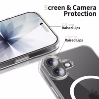 Tech-Protect Flexair Hybrid CC MagSafe Ümbris jaoks iPhone 17 - Läbipaistev