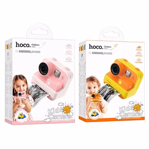 Digitaalne lastekaamera printeriga Hoco 1MP 2,0" HD Ready DV200 kollane
