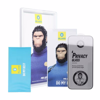 Karastatud klaas 5D Mr. Monkey Glass (Strong Privacy) Samsung S936 S25 Plus must