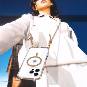 Tel Protect Strap Clear Ümbris jaoks Iphone 17 Air kuldne