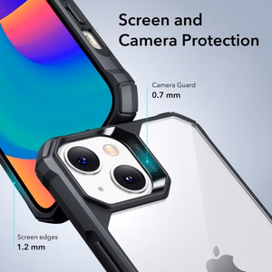 ESR Air Armor ümbris iPhone 14 Plus'ile - läbipaistev must