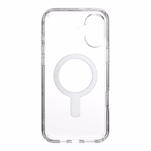 Speck Presidio Perfect-Clear MagSafe'i ja ClickLocki toega ümbris iPhone 16 Plus-le, Clear/Chrome