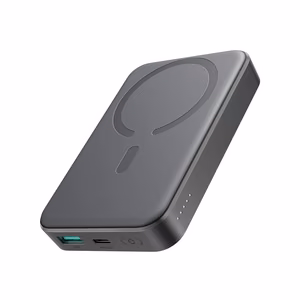 Joyroom JR-W020 20W 10000mAh MagSafe Power Bank + USB-C - USB-C 0.25m kaabel - must