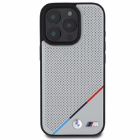 BMW M Perforated Tricolor Line MagSafe Ümbris jaoks iPhone 16 Pro - hall