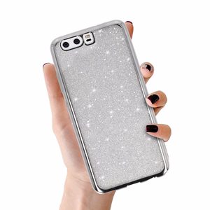 Elektro Glitter Ümbris jaoks HUAWEI P10 Hõbedane