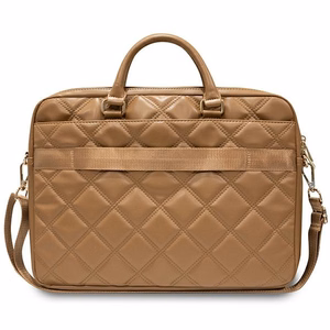 Guess Quilted 4G kott jaoks a 16" laptop - brown