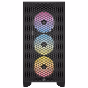 CORSAIR 3000D RGB karastatud klaasist Mid Tower korpus