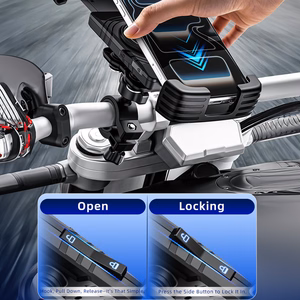 Blavec Uchwyt Rowerowy/Motocyklowy BV-04 Velo to handlebar with active shock absorbtion (BV04-SAHB) black (damaged packaging)