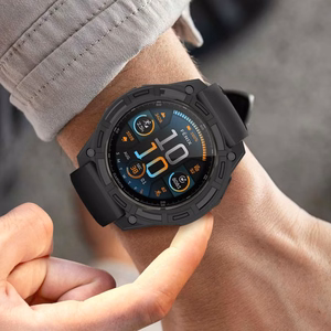 Tech-Protect Defense Air Ümbris jaoks Garmin Fenix 7X / 7X Pro - Must
