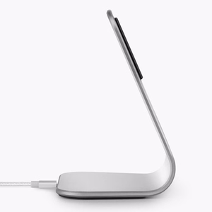 XVIDA POWER 2 Qi 7.5 W juhtmevaba laadimisalus lauale, hõbedane