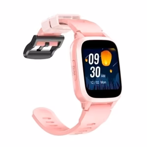HiSmart Q112A 4G GPS-nutikell lastele videokõnedega, roosa