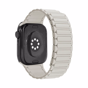 Mobilize silikoonist kellarihm - magnetiline - Apple 38/40/41mm - Starlight